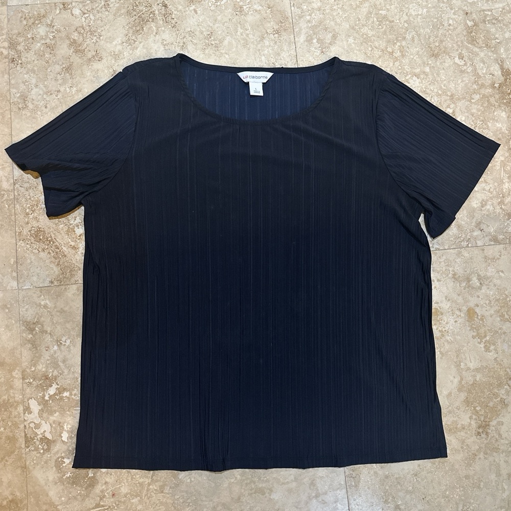 Liz Claiborne Dark Blue Top